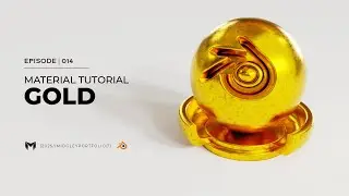 Create a Procedural Gold Material in Blender | Episode 14