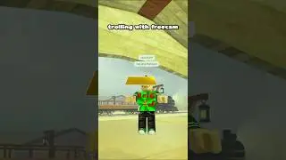 Using freecam in Dead Rails to troll my teammate #roblox #deadrails