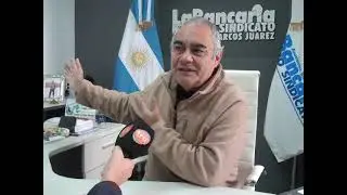 Marcos Juárez: Hugo Alzuaga habla sobre la situación del Banco Córdoba en la ciudad