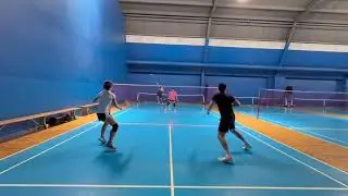 Badminton match at Club Atwater | 02.07.2025 | Mama Lam & Lesly vs Dom & Kelly 🏸✨🌙