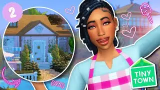 ¡CONSTRUYO LA PRIMERA MINI CASA DE TINY TOWN! 🍭 TINY TOWN CHALLENGE (2)  // LOS SIMS 4