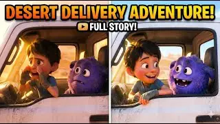 A Boy & His Monster Friend Cross the Desert 💜 | 3D Animated Short