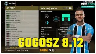 PES 2021 [GOGOSZ PATCH 8.12] TODAS AS FACES E OVERALLS DO GR&Ecirc;MIO (GOGOZS 2025)