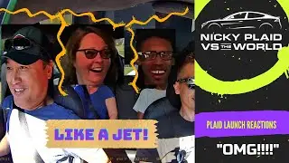 Tesla Model S Plaid Multiple Launch Reaction!