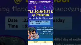 Little scientist day @preschool @celebration