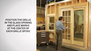 Applying Interior Grilles for 400 & 200 Series Patio Doors | Andersen Windows
