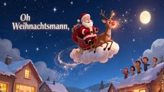 🎄🎅 Oh Weihnachtsmann | Kinder-Weihnachtslied mit Gesang #weihnachtslieder 