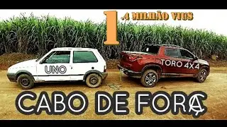 Fiat Toro 4x4 x Fiat uno cabo de força