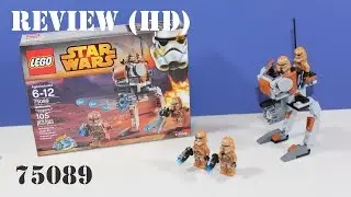 LEGO Star Wars Geonosis Troopers Review! set 75089