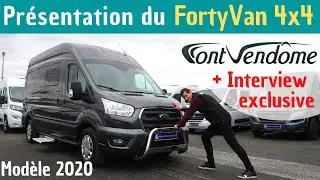 Présentation du FOURGON Font Vendôme FORTYVAN 4X4 - édition 2020 -  *Instant Camping-Car*