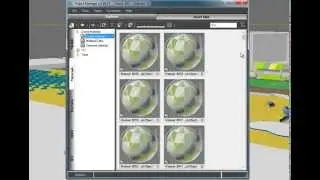 Material's interactive rendering
