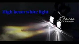 External LED EL44 HK &ndash; Projector Focused Light &ndash; Aluminium &ndash; White Yellow Demon DRL Flasher
