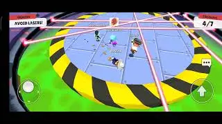 stumble guys toughest map # avoid lasers. easy tip to play avoid laser # gameplay # techno gamer #