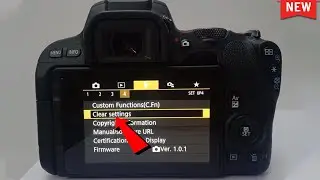 canon 200d camera settings reset 2026 | Any DSLR