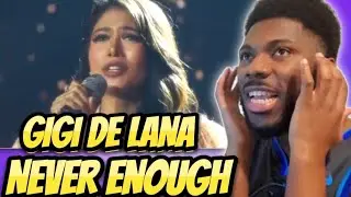 GIGI DE LANA -NEVER ENOUGH (LIVE) REACTION VIDEO #GIGIDELANA #thegigivibes