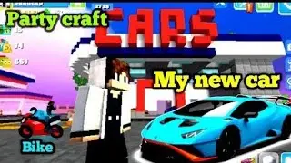 School party craft games new car but || minecraft craft games 