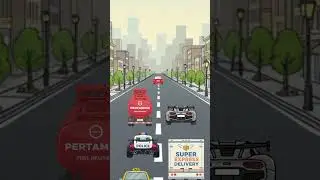 Police Chase Gone Wild #car #bus #racing #cartoon #truck