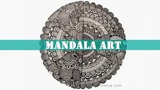 Best how to draw MANDALA ART for beginners I Step by step tutorial