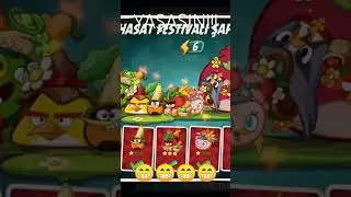 Angry Birds 2 Terence'ın Hasat Festivali Şapkasını Alıp Seti Tamamladım ve Sapanı Y&uuml;kselttim 🤩🤩😁😁
