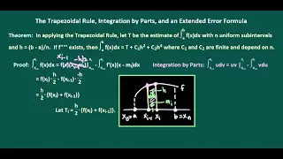 The Trapezoidal Rule, Integration by Parts, and an Extended Error Formula