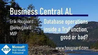 Операции с базой данных внутри TryFunction, хорошо или плохо с AL и Business Central?