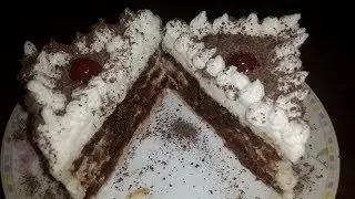 BLACK FOREST BREAD CAKE || ब्रेड से बनाएं केक || CAKE WITHOUT MICROWAVE|| EGGLESS CAKE