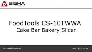 FoodTools CS-10TWWA Cake Bar Bakery Slicer.