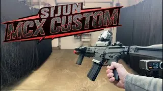DEMO!💥NEW CUSTOM MCX!!💥 EMERBU - SIJUN MCX (TOY!) Gel Ball Blaster - M95 - Battery Relo - Stock 💥