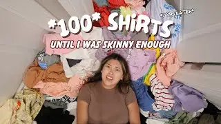 Trying *100* Shirts I Kept Until I Was 