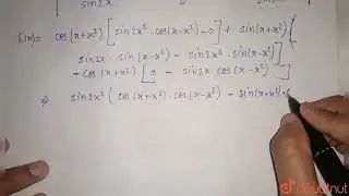 Если \nf(x)=|cos(x+x^2)sin(x+x^2)-cos(x+x^2)sin(x-x^2)cos(x-x^2)sin(x-x^2)sin2x0sin2x^2|, то\n...