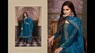 Latest Designer Party Wear Shalwar Kameez 2019 | Crape Fabric | Libas e Jamila