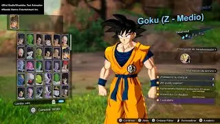 ROSTER & MENÚ DE PERSONAJES - DRAGON BALL: Sparking! ZERO