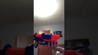 Nerf delta trooper test fire (remove barrel and stock) + slam fire