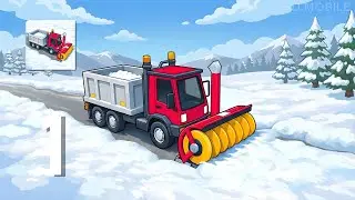 Roll the Snow: Plow Simulator - Gameplay Walkthrough Part 1 (Android, IOS)