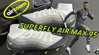 Nike Mercurial Superfly Air Max 95 | Kylian Mbappe Boot unboxing + on Feet
