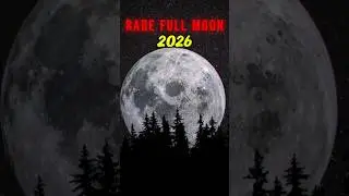 Rare full moon in 2026 #space #astrology #spaceexploration #spacefacts