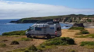 Wild camping in Chiloe Island, Chile