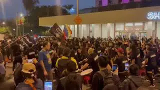 Protest with street bands during nationwide demonstrations  in Lima, Peru