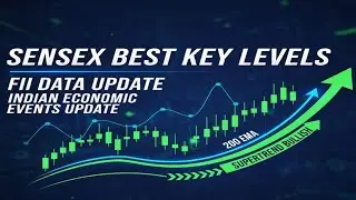 Sensex Key Levels Today | FII Data Update | Indian Economic Events Impact on Market 