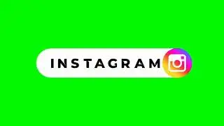 Instagram lower thread Green Screen |Instagram Animated Logo 1080 p HD |The HakZz