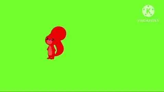 Skitter Squirrel Green screen 