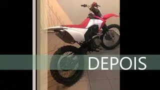 XR TOP COM KIT DA CRF 230 PREPARADA E UM VIOLA RACING TOP