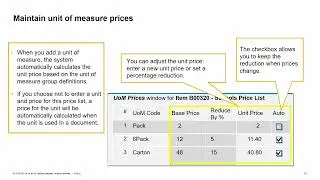 SAP Business One Version 10.0  - Pricing: Create a Pricelist Training