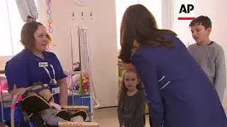 Duchess of Cambridge visits St Thomas' Hospital to launch nursing campaign