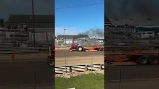 Saline County Fair. Antique Tractor Pull. International Harvester.