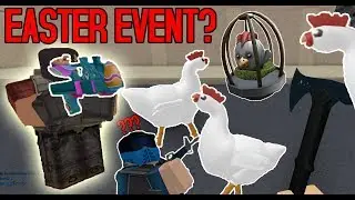 CHICKENS/Eggs in Arsenal? | ROBLOX Egg Hunt