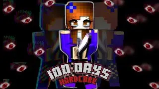 100 Days 𝙉𝙊 𝙎𝙇𝙀𝙀𝙋 in Minecraft 𝙃𝙖𝙧𝙙𝙘𝙤𝙧𝙚: Can I keep My 𝙎𝘼𝙉𝙄𝙏𝙔?!