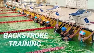 Backstroke Training for Beginner Girls | BD Swimming Club | Learn Backstroke Step by Step