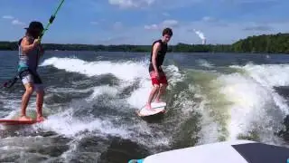 Tandem Wakesurfing with Bob Soven