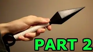 How To Build The Hardened Paper Kunai Part 2